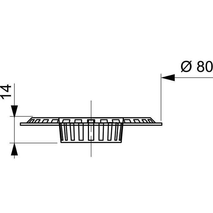 Grille de fond pour évier ZR1040