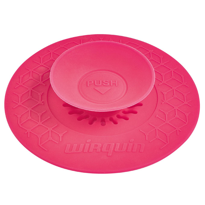 Bouchon ludique pour évier en silicone | Rose