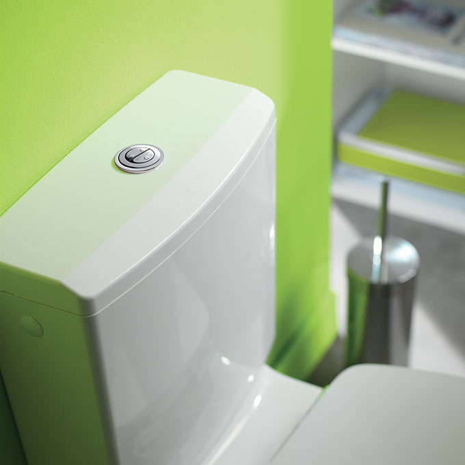 Mécanisme WC économiseur d'eau à double bouton poussoir remplissage rapide chasse  d'eau 3 / 6 L - Brico Dépôt