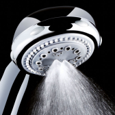 RENO, kit de douche 5 jets chromé