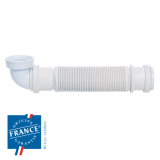 Siphon d'évier souple à membrane